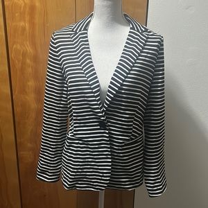 ✨✨Philosophy Black And White Striped Blazer Jacket S